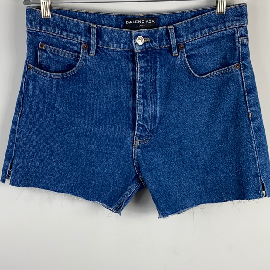 Balenciaga Denim Shorts Size 31
